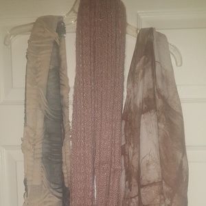Bundle three Infinity Scarfs